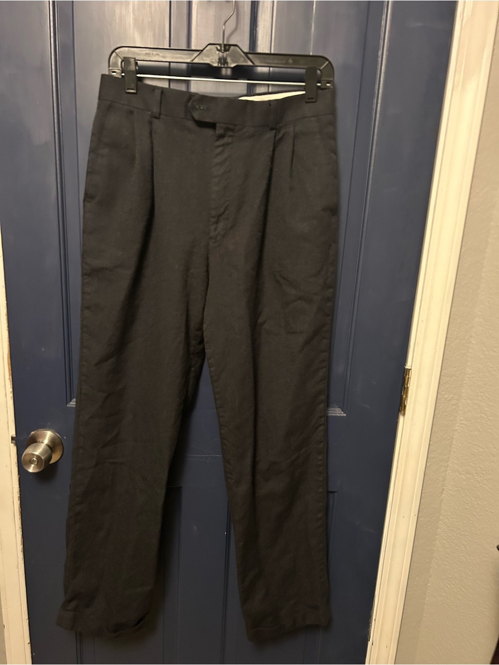 Louis Raphael Black Men's Dress Pants